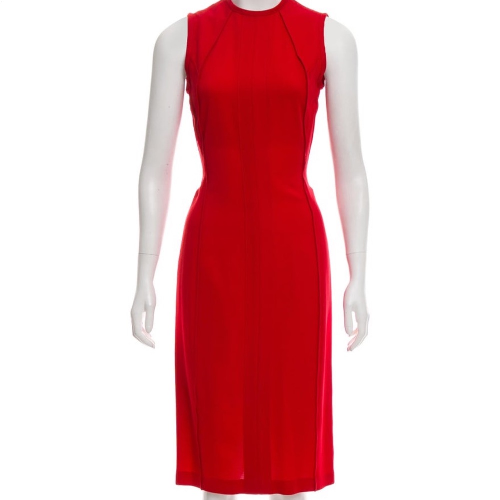 Narcisco Rodriguez Silk Red Dress Size M 4/6